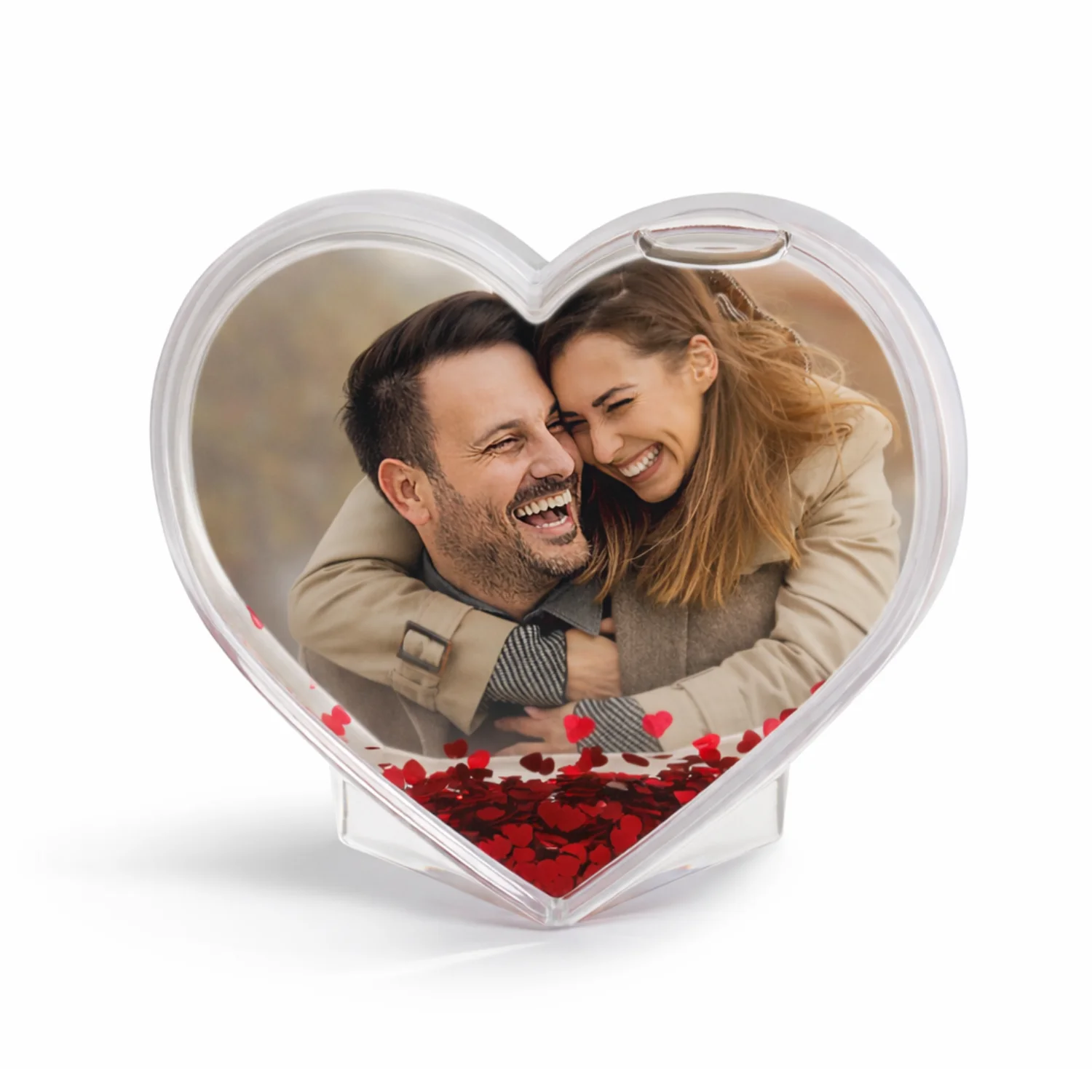 Kula wodna na zdjęcie w kształcie serca