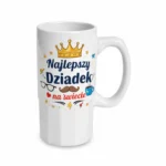 Kufel z nadrukiem, wysoki, 590ml - Twój Projekt
