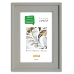 Ramka na zdjęcia drewniana ICAR 10x15cm - DRL_M - kolor szary