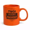 duży kubek z nadrukiem big 590ml pomarańczowy