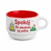 filiżanka z nadrukiem 170ml czerwony środek (1)