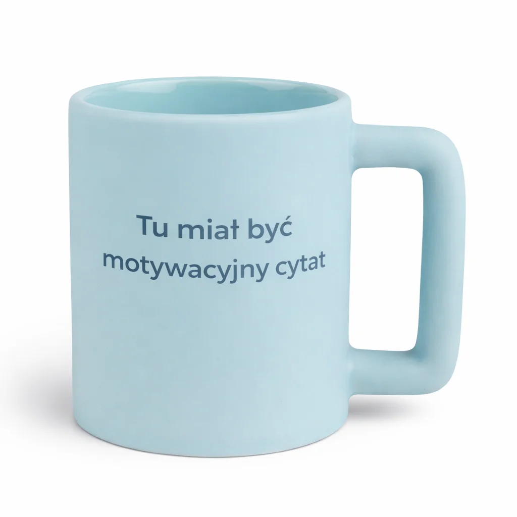 kubek ze śmiesznym napisem matowy z nadrukiem 400ml