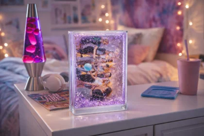 ramka wodna do zdjęcia instax - konfetti