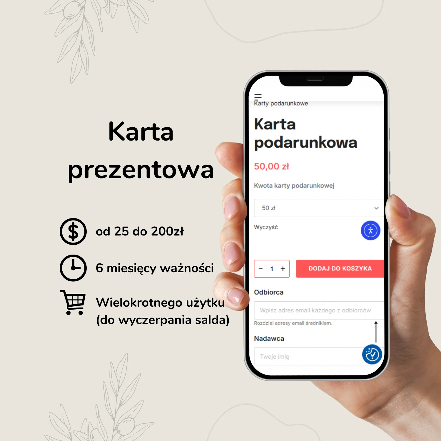 Karta prezentowa