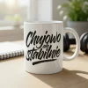 Personalizowany Kubek z napisem Chujowo ale stabilnie