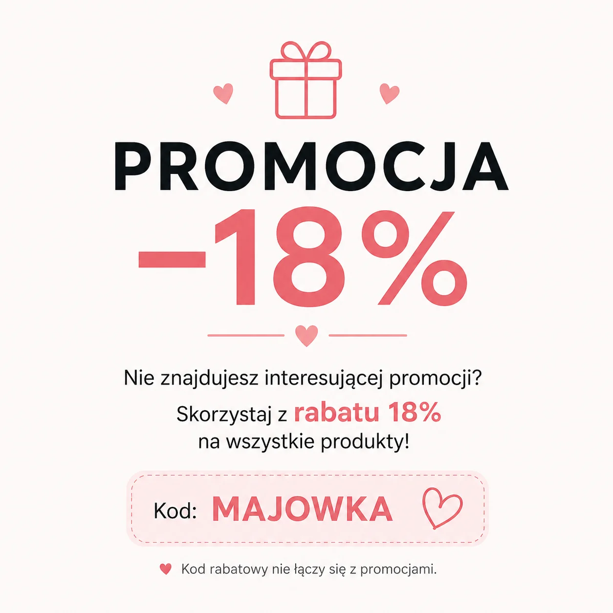 promocja -18% majowka