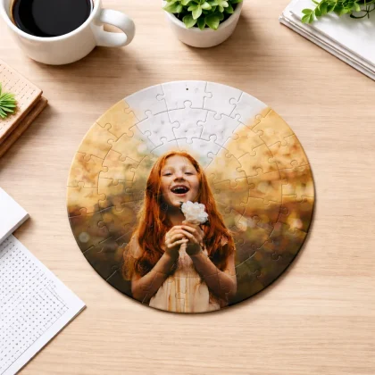 puzzle ze zdjęciem okrągłe 20cm średnicy