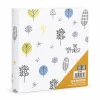 Album kieszeniowy szyty na 200 zdjęć - Doodle Forest