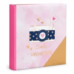 Album na zdjęcia 10x15, kieszeniowy szyty, 200 zdjęć - Smile memories