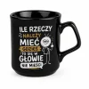 czarny kubek personalizowany 300ml