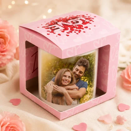 kartonik prezentowy na kubek love