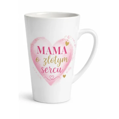kubek dla mamy latte - Mama o złotym sercu