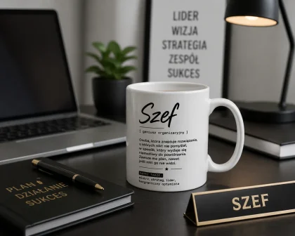kubek szefa - geniusz organizacyjny