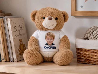 miś 30cm z nadrukiem zdjęciem