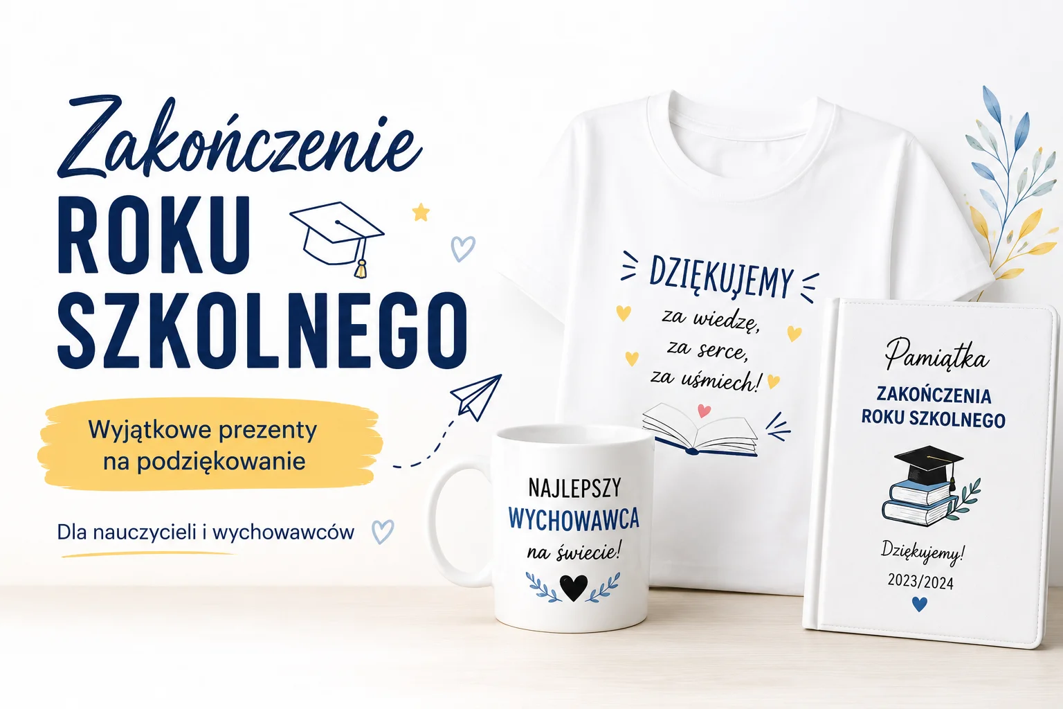 personalizowane prezenty na zakończenie roku szkolnego