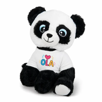 pluszowy miś panda z nadrukiem 25cm
