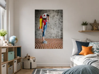 Personalizowana Naklejka ścienna ze zdjęcia 60x80cm